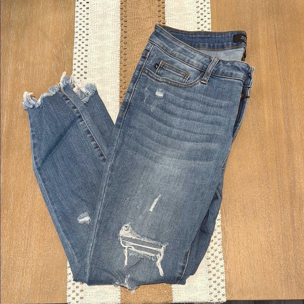 Judy Blue Jeans with Distressed Details